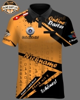 Online Darter Shirt iQ-ODL Phase 2 orange-schwarz