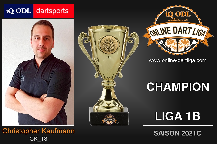 Dartmeister der Liga 1 - Christopher Kaufmann